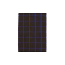 Hale Tea Towel, chocolate/bright blue Hale Tea Towel, chocolate/bright blue, ferm LIVING