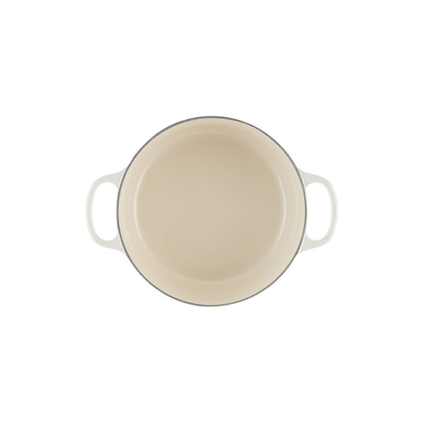 Signature rund st&oslash;bejernsgryde &Oslash; 26 cm, meringue, Le Creuset