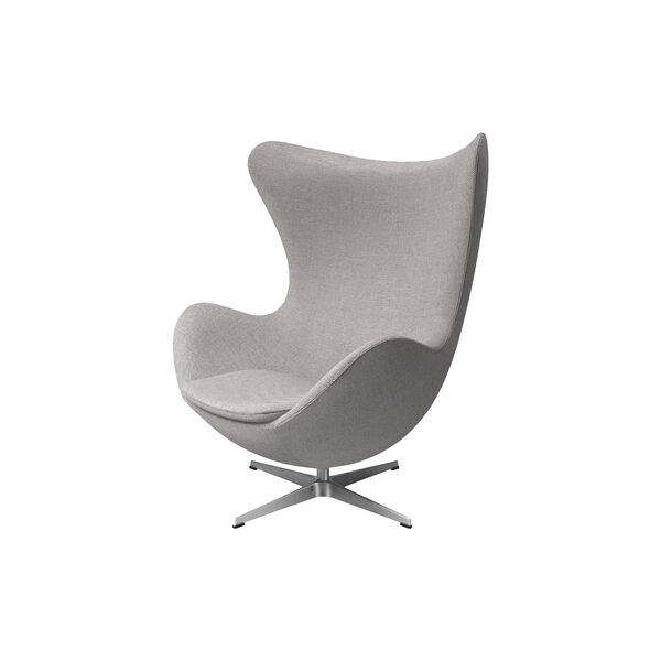 &AElig;gget&trade; 3316 loungestol, Re-wool 108 off white/natural, Fritz Hansen