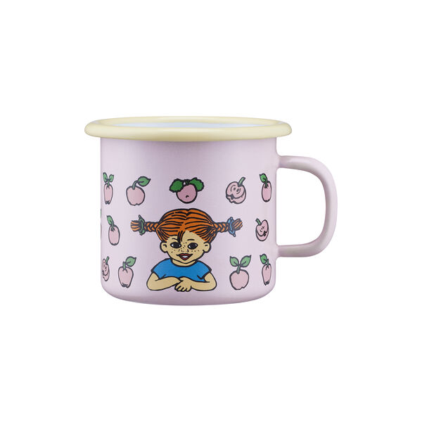 Pippi emaljekrus frugter, rosa Pippi emaljekrus frugter, rosa, Muurla