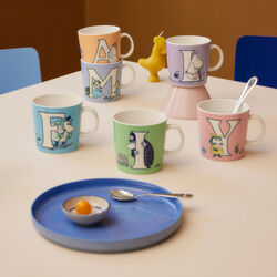 Mumi krus 40 cl Alfabet F, Moomin Arabia