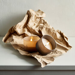 Glass Candle, grey, Uyuni Lighting