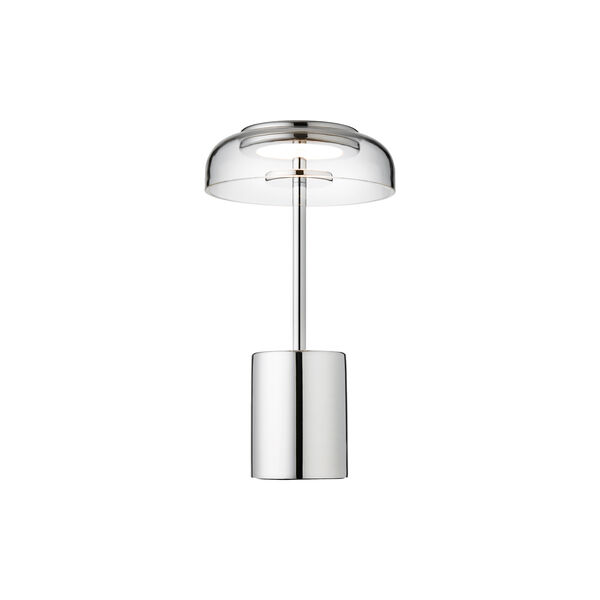 Blossi Table Mini Portable, chrome, Nuura