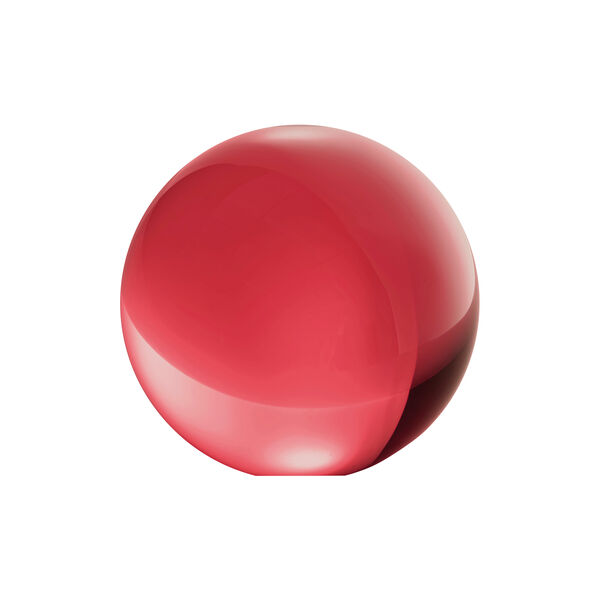 Glaskugle, crimson red, Iittala