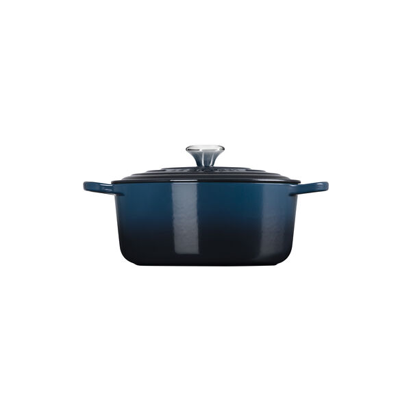 Signature rund st&oslash;bejernsgryde &Oslash; 26 cm, nuit, Le Creuset