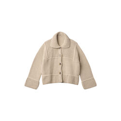 OMEGA DK35-263 Knit Cardigan, sand, PROJECT AJ117