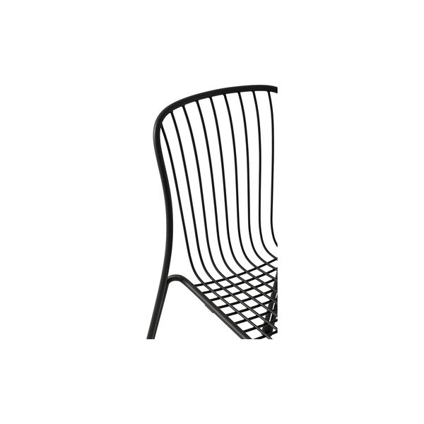 Thorvald SC94 Outdoor Side Chair, warm black, &Tradition