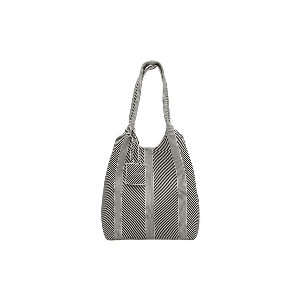 Knitted Bag, milk creme black, Ilse Jacobsen Hornb&aelig;k