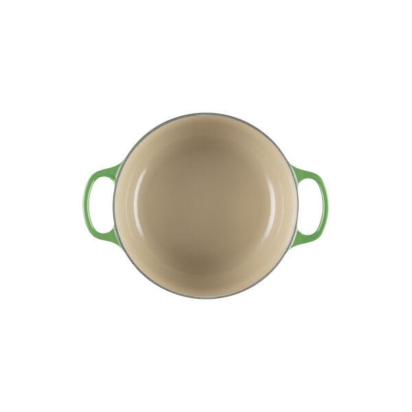 Signature rund st&oslash;bejernsgryde &Oslash; 20 cm, bamboo green, Le Creuset