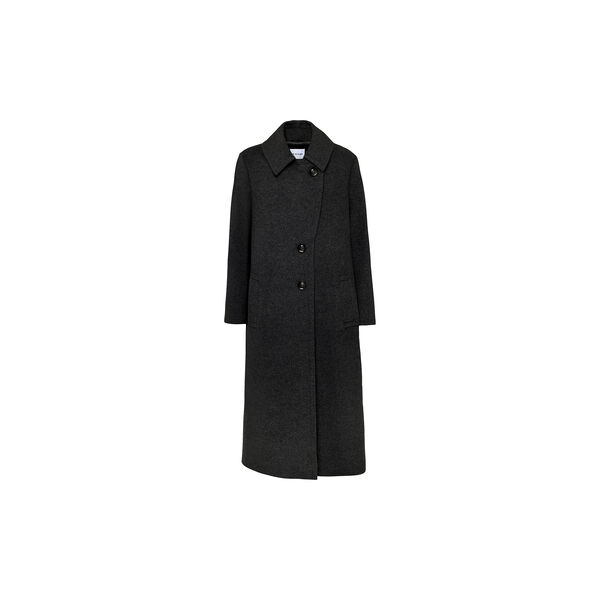 Cashmere Coat W Clareta Long, ebony black Cashmere Coat W Clareta Long, ebony black, SAND Copenhagen