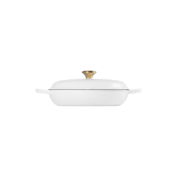 Signature st&oslash;bejern buffetgryde 30 cm, white, Le Creuset