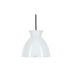 Bikube 180 Pendant, opal/black, Piet Hein
