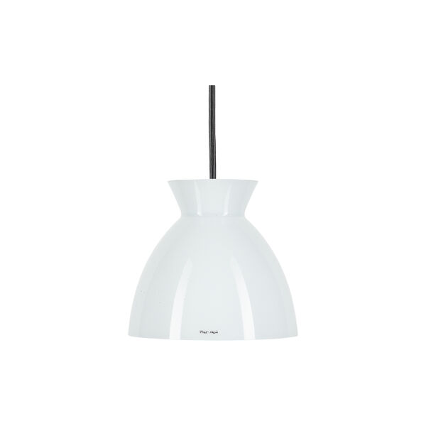 Bikube 180 Pendant, opal/black, Piet Hein