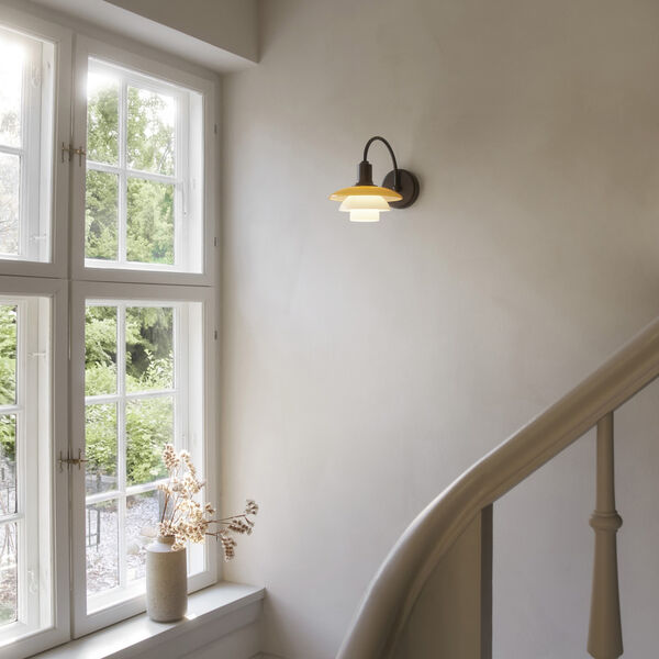 PH 2/2 V&aelig;glampe Centenary Edition, amber/opal white, Louis Poulsen