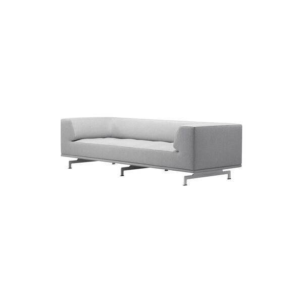 4511 Delphi 3 pers. sofa, keiga 132/aluminium, Fredericia Furniture