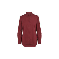 Vilde Classic Shirt, bordeaux truffle, Basic Apparel