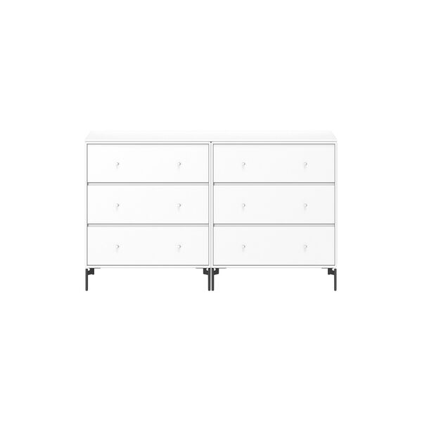Montana Collection DRAW kommode, new white 101, Montana Furniture