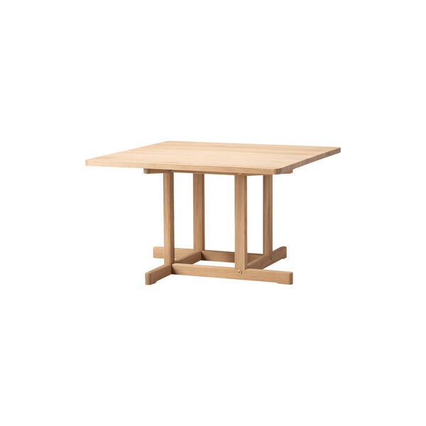 BM80 Mogensen Coffee Table 90x90 cm, lysolieret eg, Fredericia Furniture