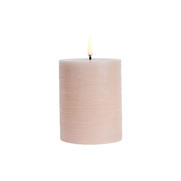 LED Pillar Candle 10 cm, beige, Uyuni Lighting