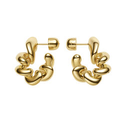 Coil Hoops Medium, guld, Maria Black