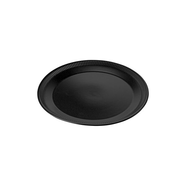 Knabstrup tallerken Ø 27 cm, sort, Knabstrup Keramik