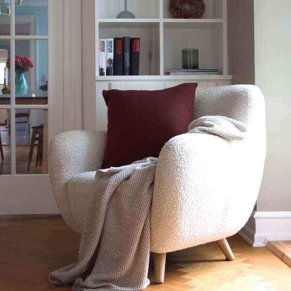 Classic pudebetræk, plum, ELVANG