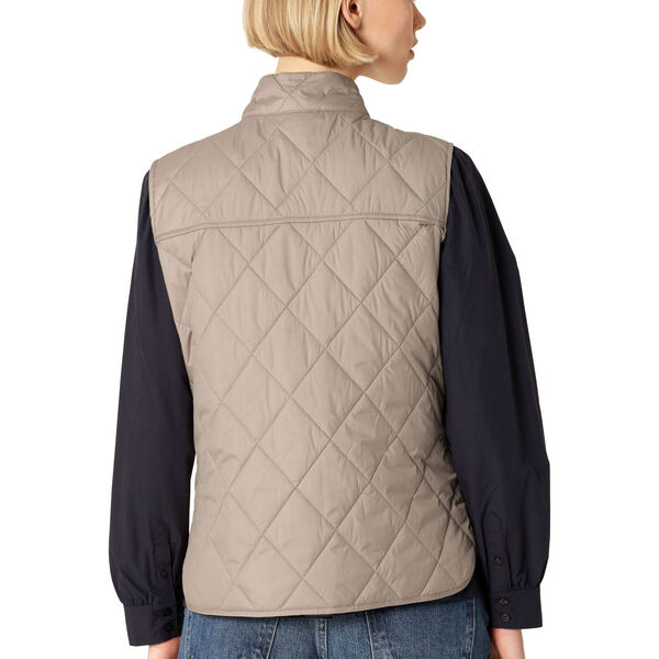 Quilted Short Vest, greige, Ilse Jacobsen Hornbæk