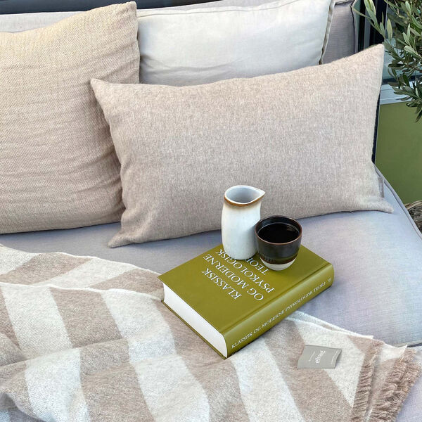 Fishbone plaid, camel, ELVANG