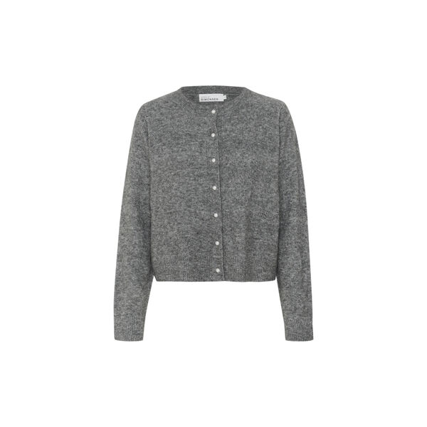 KBNoabelle Plain Cardigan, opal gray melange KBNoabelle Plain Cardigan, opal gray melange, Karen by Simonsen