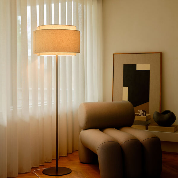Takai gulvlampe, beige, Design For The People