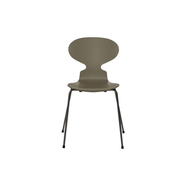 Myren™ 3101 fuldlakeret stol, olive green/warm graphite, Fritz Hansen