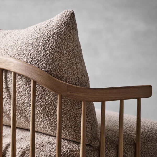 Fly SC10 Lounge Chair, Karakorum 003/smoked oiled oak Fly SC10 Lounge Chair, Karakorum 003/smoked oiled oak, &Tradition