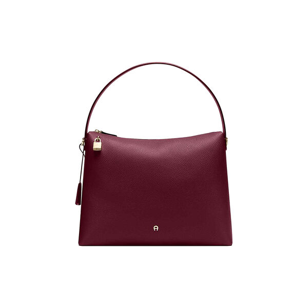Delia Hobo Bag L, burgundy, Aigner