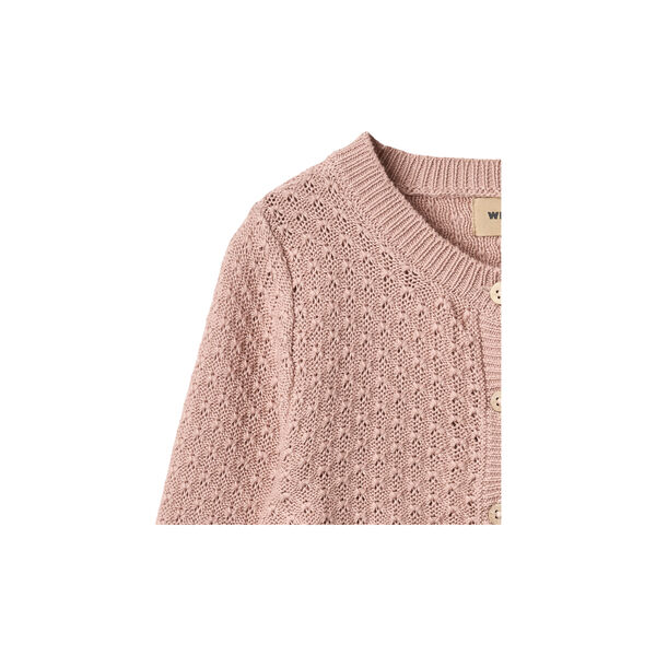 Knit Cardigan Magnella, rose powder, Wheat