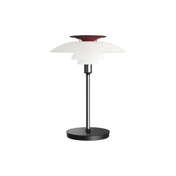 PH 80 Portable lampe, opal white/high lustre chrome plated, Louis Poulsen