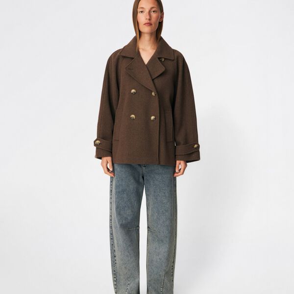 Concettamd jacket, chocolate chip melange, Modstr&ouml;m