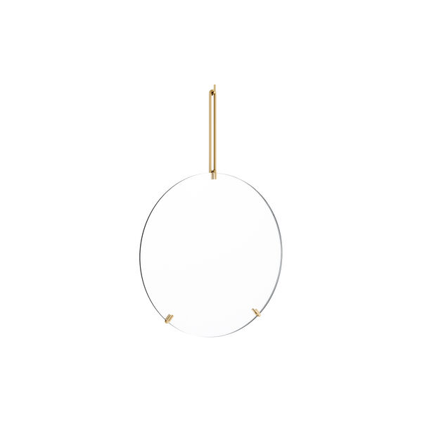 Wall Mirror, brass, MOEBE