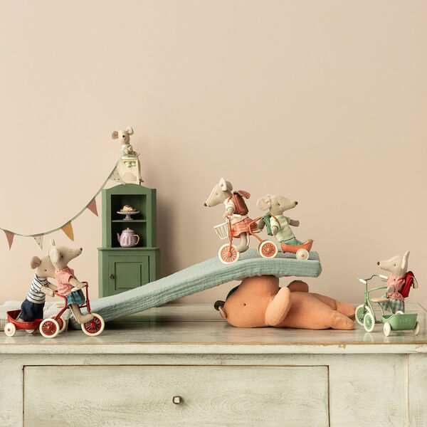 Cykel til mus, green, Maileg