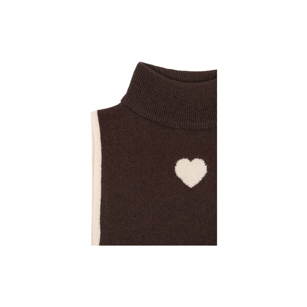 Collette Neckwarmer, chocolate brown, Konges Sl&oslash;jd