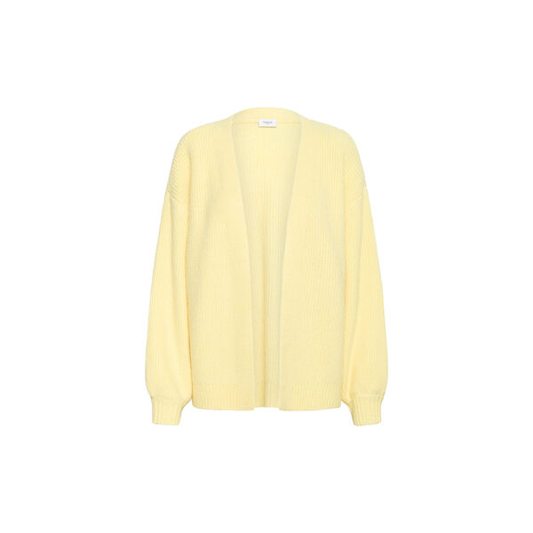 OttolineSZ Open Cardigan, lemon drop melange, Saint Tropez