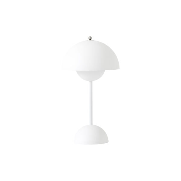 Flowerpot VP9 Portable Table Lamp, matt white, &Tradition