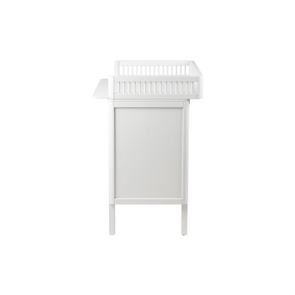 Sebra puslebordet med skuffer, classic white, Sebra