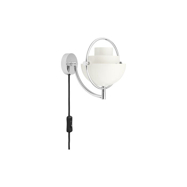 Multi-Lite Wall Lamp, white semi matt/chrome, GUBI