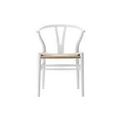 CH24 Y-stolen spisebordsstol, soft white, Carl Hansen & Søn