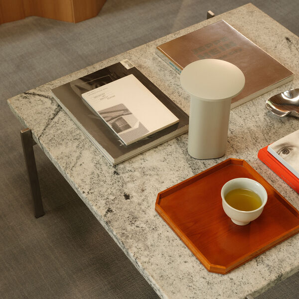 PK61&trade; sofabord, grey-white, Fritz Hansen