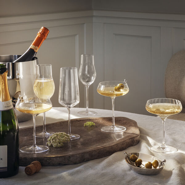Sky champagnefl&oslash;jte 6 stk., Georg Jensen