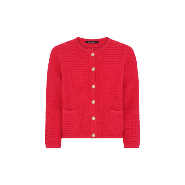 Structure Spring Knit, lipstick red, Micha