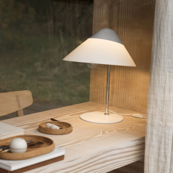 HJW01 Opala bordlampe mini, hvid, Carl Hansen & S&oslash;n