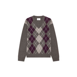 Otto V-neck Sweater, winetasting, NN.07