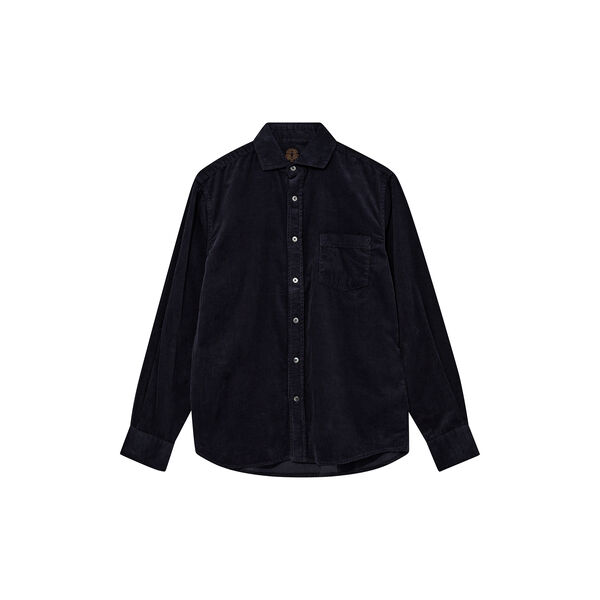 MMGAlden Corduroy Shirt, navy, MOS MOSH Gallery